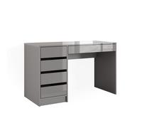 Vicco Coiffeuse Sherry, Gris, 120cm sans Miroir