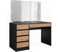 Coiffeuse Sherry 52030 Anthracite/chêne doré G