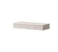 Coiffeuse suspendue Lorini avec 2 tiroirs - Cachemire/or | 100 cm