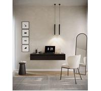 Coiffeuse suspendue - SELSEY - BEMMI - 120 cm - 2 tiroirs - noir