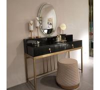 Coiffeuse + tabouret Console Tables de maquillage Table miroir Consoles Secrétaire Nouveau