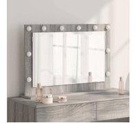 Coiffeuse Vidaxl - 868298 - Miroir de vanité Gris Sonoma Panneau de Particules 80 x 55 x 18 cm