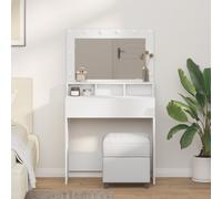 Coiffeuse vidaXL avec lumières LED blanches 79x41x135 cm