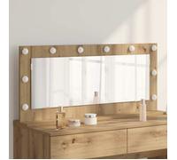 Coiffeuse Vidaxl Miroir de vanité avec miroir Chêne artisanal 100 x 45 x 18 cm