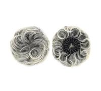 Coiffure Chignon décoiffé synthétique moelleux en forme de nid d'oiseau, extensions de cheveux ondulés et bouclés rétractables Utilisation quotidienne(2M171M613)