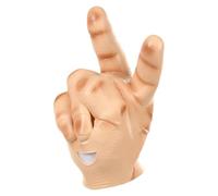 Coiffure de cosplay en latex - Signe de paix drôle Masque à tête pleine | Accessoire de fête d'Halloween, soutien du carnival, masque de tête pour événements à thème, jeu, divas