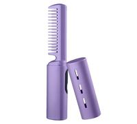 Coiffure De Peigne Chaude - Outil De Style Chauffé À Température Réglable, Finition Lisse Instantanée | Fer Plat Sans Fil Avec De Curling Et Brosse Chaude Pour Les Soyeux, Retouches R