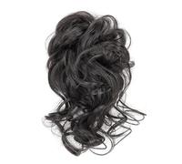 Coiffure Extension de cheveux chignon décoiffé, queue de cheval bouclée avec bande élastique, for femmes Utilisation quotidienne(2)