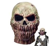 Coiffure réaliste d'Halloween - Forme terrifiante, effet horreur, latex | Décoration de fête réaliste d'Halloween - Accessoires pour fêtes dansantes, bars, farces