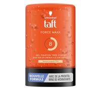 Coiffure tenue 72h sans effet collant avec TAFT Gel Force Maxx fixation très forte, format 300mL - Lot de 3