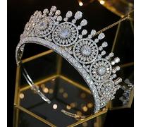 Coiffures for femmes, bijoux de cheveux couronne diadèmes for femmes classique nouveaux accessoires de cheveux de mariage coiffure élégante zircone cristal diadème mariée couronne bijoux couronne de l