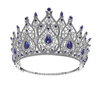 Coiffures for femmes, bijoux de cheveux, diadèmes de couronne for femmes Miss Univers, diadèmes de mariée en forme de cœur, reine royale, grandes couronnes for femmes, accessoires de cheveux de mariag