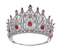 Coiffures for femmes, bijoux de cheveux, diadèmes de couronne for femmes Miss Univers, diadèmes de mariée en forme de cœur, reine royale, grandes couronnes for femmes, accessoires de cheveux de mariag