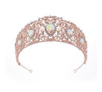 Coiffures for femmes, bijoux de cheveux, diadèmes de couronne for femmes, sorcière vintage, diadèmes de mariée en cristal noir et rouge, couronnes de reine royale, costume d'Halloween, diadème de conc