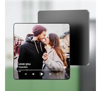 Coiisovd Aimant de Réfrigérateur Musical Personnalisé，Plaque Spotify avec des Photos aimantées,Cadeaux pour Anniversaire Noël Saint-Valentin，Adapté à Lui Elle Couples Amis et Famille