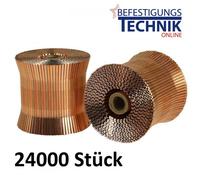 Coil Agrafe de fermeture de carton SWC743715 pour Bostitch D62ADC-E l.35mm x L.15mm KL-91 24M