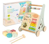COIL Babywalker Poussette 3 en 1, poussette en bois, jouet éducatif, à partir de 12 mois