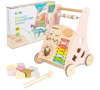 COIL Babywalker Poussette 3 en 1, poussette en bois, jouet éducatif, à partir de 12 mois