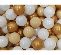 COIL balles de bain à balles, balles pour bain à balles, balles colorées, balles de jeu, balles en plastique, 6cm , 200 pièces, or