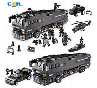 Coil Blocs de Construction, Blocs compatibles, Jouets pour Enfants, Jeux de Construction, Blocs en Plastique, Police