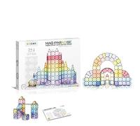 COIL Blocs de construction magnétiques, carreaux magnétiques, blocs magnétiques, jouets pour enfants, blocs de construction colorés, kits de jouets de construction, aimants, pièces magnétiques