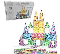 COIL Blocs de construction magnétiques, carreaux magnétiques, blocs magnétiques, jouets pour enfants, blocs de construction colorés, kits de jouets de construction, aimants, pièces magnétiques