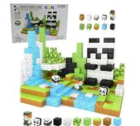 COIL Blocs de construction magnétiques, jouets pour enfants, blocs de construction colorés, jeux de construction, aimants, pièces magnétiques, STEM, apprentissage sensoriel à partir de 3 ans