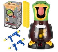 COIL Coffret de tir Blaster pour Enfants - Canard XXL avec Effets sonores et Lumineux et marqueur LCD, Comprenant 2 Pistolets à air comprimé et 24 balles en Mousse, à partir de 6 Ans