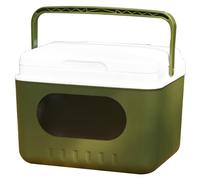Coil de refroidisseur isolé 6l / 13lbs de glace portable pour une petite glacière froide et chaude avec un refroidisseur de réutilisation de glace à glace réutilisable avec poignée pour le camionnage