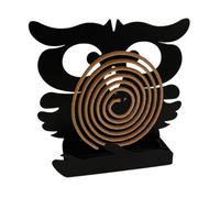 Coil Holder - Home Rack Stand, Owl Design Storage Organizer, Multi-Purpose for Incense, Small Objects, Craft Supplies, Compact & Portable | Decorative Yoga Room, Patio, Altar, Outdoor Spaces