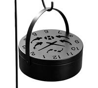 Coil Holder - Incense Coil Holder Box | Reusable Iron Ash Catcher Container | Incense Coils Burner Lidded Box for Living Room Bedroom Courtyard Garden Yoga Reading Sleeping Campings