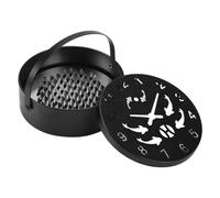 Coil Incense Burning Box | Reusable Iron Ash Catcher Container,Incense Coil Burner Lidded Box - for Study Room Garden Living Room Bedroom Terrace Meditation Yoga Reading