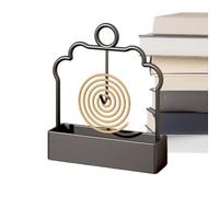 Coil Incense Holder with Ash Catcher Handle | Heat-Resistant Metal