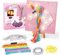 COIL Kits créatifs, kit de bricolage pour enfants, jouet artisanal, jeu de cordes, lumière LED, licorne