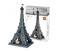 COIL Kits de modélisme, modèle Architectural, pions de Construction, Blocs compatibles, bâtiments célèbres du Monde (La Tour Eiffel à Paris)
