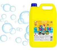 COIL Liquide à bulles de savon pour mariage, anniversaire d'enfant, fête d'été, bulles de savon colorées pour enfants et adultes, pour bulles de savon géantes et bulles normales 5 l