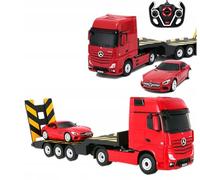 COIL Mercedes Benz Actros avec remorque, échelle 1:26, Mercedes Benz AMG GT, échelle 1:24, caravane, télécommande, ABS, voiture orientable, à partir de 6 ans
