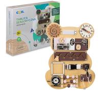COIL Planche de motricité Ours Montessori Jouet Planche d'activités en bois