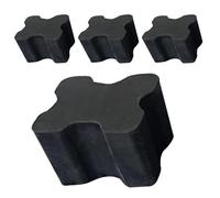 Coil Spring Booster, 4pcs Rubber Coil Spring, Lift Spacers, Front Corkscrew Bound Booster, Rubber Corkscrew Bound Boosters for Trucks, Convolve, 1.8x1.5x1.1in, Boosters Suspension