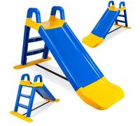 COIL Toboggan Extérieur Aire De Jeux pour Jardin Toboggan Enfant Extérieur - Toboggan Intérieur, Toboggan De Jardin Enfant Toboggan - Toboggan Autonome, Toboggan (Bleu/Jaune)