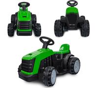 COIL Tracteur avec remorque, tracteur, batterie, tracteur pour enfants, véhicules électriques, Pousser pour les enfants, à partir de 3 ans, Vert