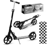 COIL trottinette de ville, trottinette pour enfants, trottinette pliable, trottinette pour enfants, réglable en hauteur, roulements ABEC-7, roues de 20 cm de diamètre, jambe pliable, Chess