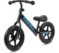 COIL Vélo de course, Vélo d'apprentissage, Vélo de course pour enfants, Poussette, Balance Bike, Cadre en acier, Roues en mousse EVA, Poids maximum 30 kg, Noir