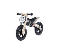 COIL Vélo de course, vélo d'apprentissage, vélo pour enfant, vélo en bois, vélo d'équilibre, cadre en bois, roue de 12 pouces - Pneus anti-crevaison, à partir de 3 ans