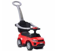 COIL Voiture à Pousser avec Barre de Poussée 614 W - Véhicule à Pousser pour Bébé - Voiture à Pousser 3 en 1 - Porteur Bebe - Pousse Pousse Bebe (Rouge)