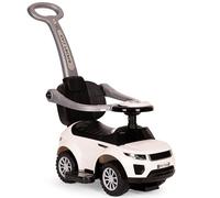 COIL Voiture à Pousser avec Barre de Poussée 614 W - Véhicule à Pousser pour Bébé - Voiture à Pousser 3 en 1 - Porteur Bebe - Pousse Pousse Bebe (Blanche)