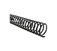 CoilBind ColourCoil - 6 mm - A4 (210 x 297 mm) - 30 feuilles - noir - 100 unités spirale de reliure - pour COILBIND C100