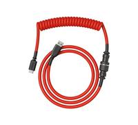 Coiled Cable Crimson Red, USB-C to USB-A, 1.37m