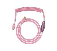 Coiled Cable Prism Pink, USB-C sur USB-A Spiralkabel