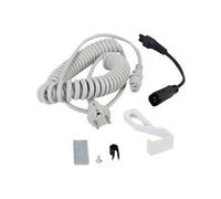 Coiled Extension Cord Accessory Kit - Câblage d'alimentation - 2.4 m - bobiné - gris - Arabie saoudite, Europe